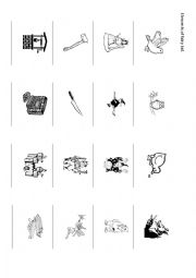 English Worksheet: Elements of fairy tails