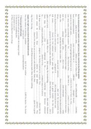 English Worksheet: grammar review