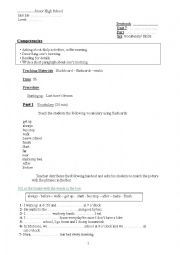 English Worksheet: Daily Routines (my morning) 