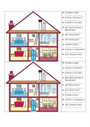 English Worksheet: Questions about house