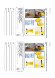 English Worksheet: preparing food