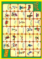 Sport board game