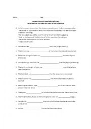 English Worksheet: Comparative & Superlative Adjectives in Lafcadio