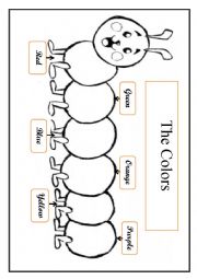 English Worksheet: The Colours