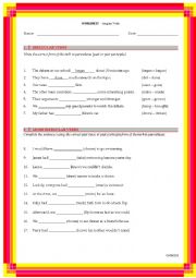 English Worksheet: Irregular verbs