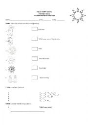 English Worksheet: greetings match