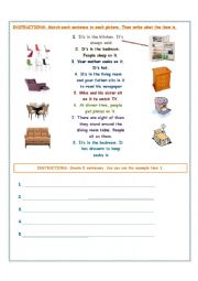 English Worksheet: riddle - house