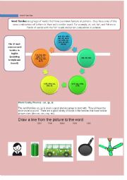 English Worksheet: WORD FAMILIES