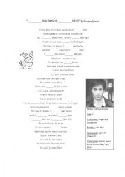 English Worksheet: I like how it feels - Enrique Iglesias