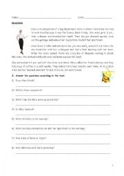 English Worksheet: Past Simple Review Exercises