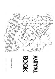English Worksheet: Animal book part 1