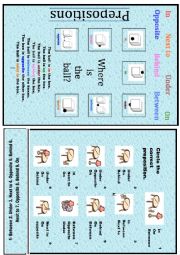 English Worksheet: Prepositions