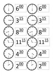 English Worksheet: time