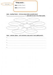 English Worksheet: third hour  games