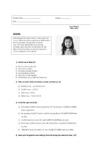 English Worksheet: family - numbers