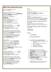 English Worksheet: Price Tag