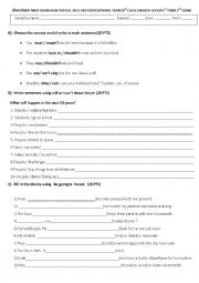 English Worksheet: 10th grade exam