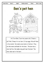 English Worksheet: phonics - short e sound