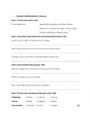 end of term test n1 for 2nd year pupils