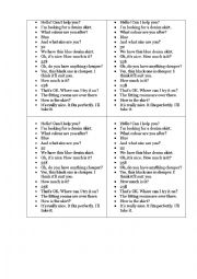 English Worksheet: Shopping for clothes