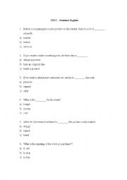 Business English- Quiz