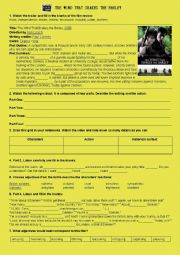 English Worksheet: Film - The Wind that Shakes the Barley (Northern Ireland)