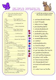 English Worksheet: Simple Present