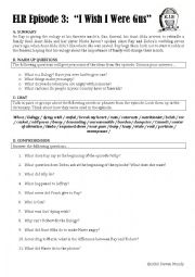 English Worksheet: Everybody Loves Raymond I wish I were Gus Update