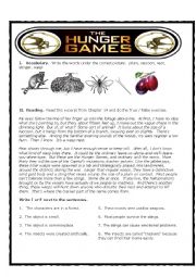 Hunger Games True False Reader