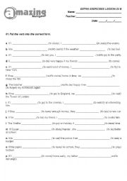 English Worksheet: CONDITIONAL SENTENCES