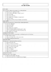 English Worksheet: skin types