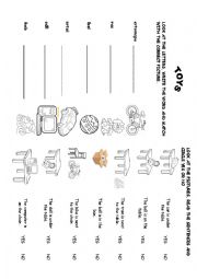 English Worksheet: TOYS