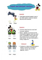 English Worksheet: Input and Output