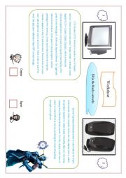 English Worksheet: ICT