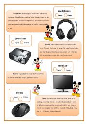 English Worksheet: input output