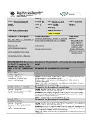 English Worksheet: October Lesson Plan