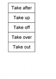 Phrasal verbs - match the meanings.