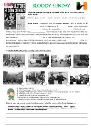 English Worksheet: Bloody Sunday