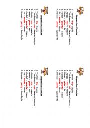 English Worksheet: Exercise on the comparatives