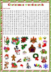 Christmas wordsearch