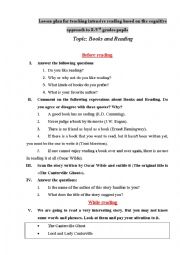 English Worksheet: Teaching intensive reading based on the cognitive approach 