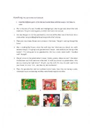 English Worksheet: The Girl in the Red Raincoat