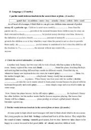 English Worksheet: htt://www.eslprintables.com/