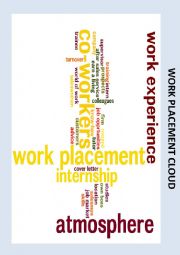 English Worksheet: WORK EXPERIENCE CLOUD (reuploaded)