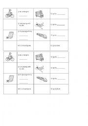 English Worksheet: Toys and Transport