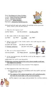 English Worksheet: The Emperors New Clothes