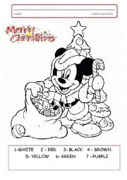 English Worksheet: MERRY CHRISTMAS EVERYONE