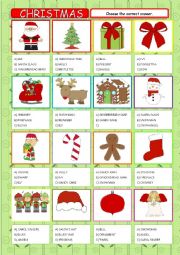 English Worksheet: Christmas