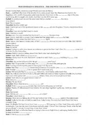 English Worksheet: Friends - the one with the routine