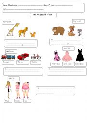 English Worksheet: the superlatives of short adjectives